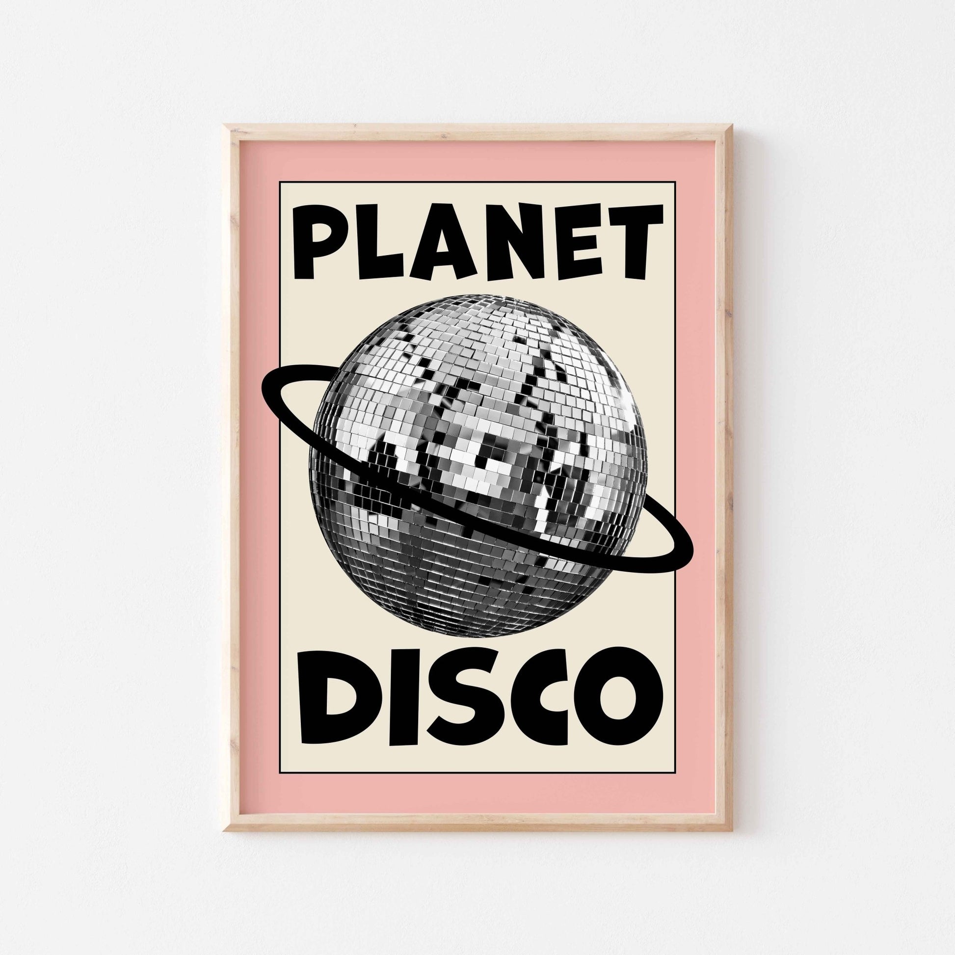 Disco Planet Art Print - Posterami