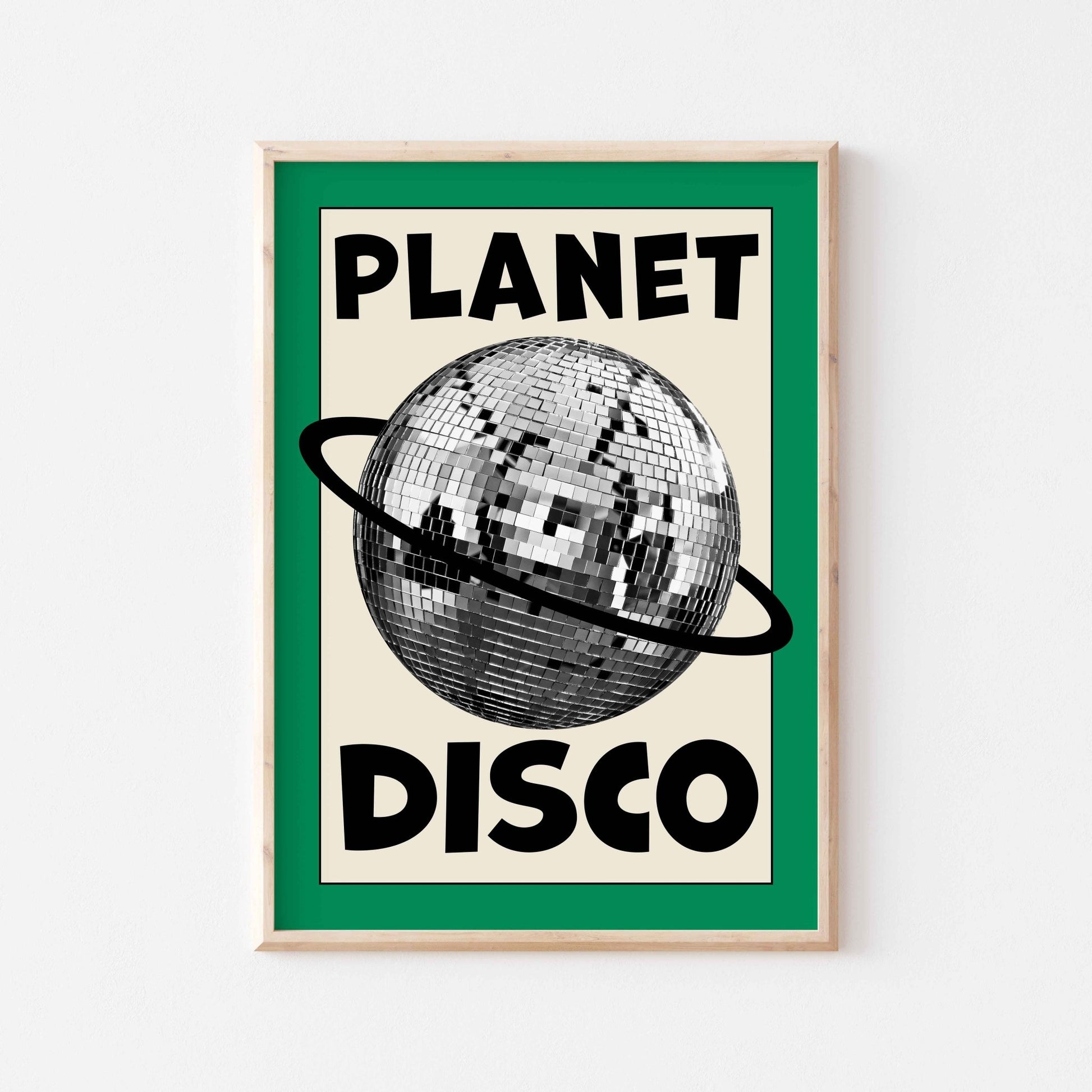 Disco Planet Art Print - Posterami