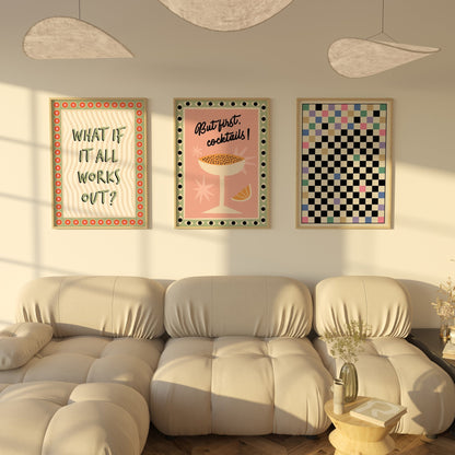 Eclectic Print Set of 3 - Posterami
