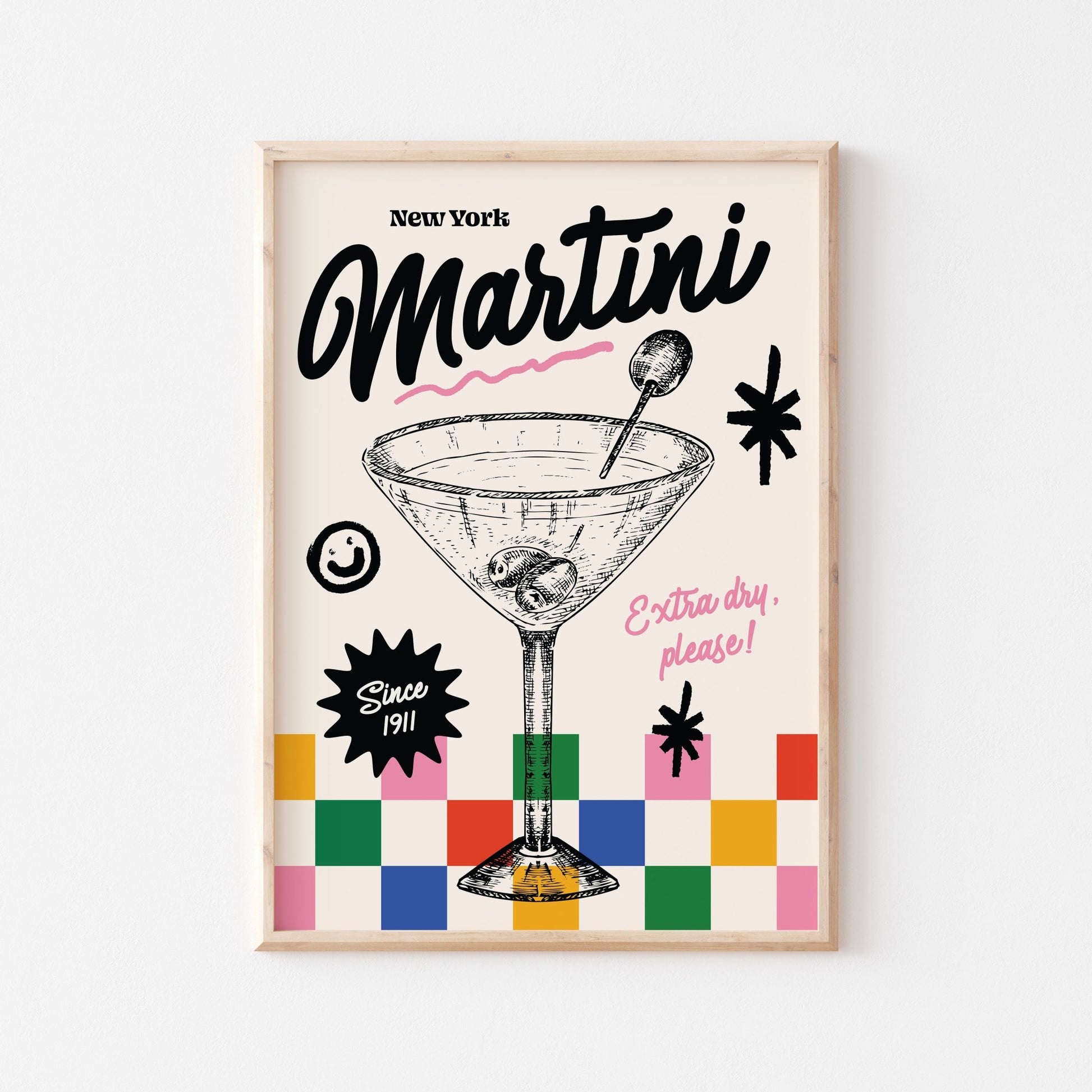 Extra Dry Martini Art Print - Posterami