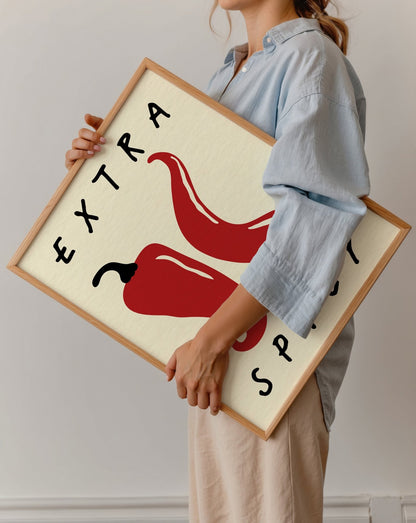 Extra Spicy Art Print - Posterami
