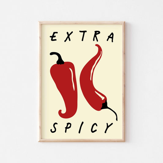 Extra Spicy Art Print - Posterami