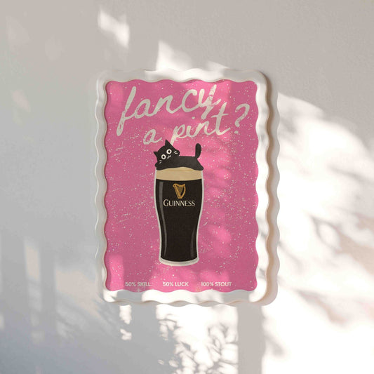 Fancy A Pint Art Print - Posterami