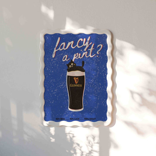 Fancy A Pint Art Print - Posterami