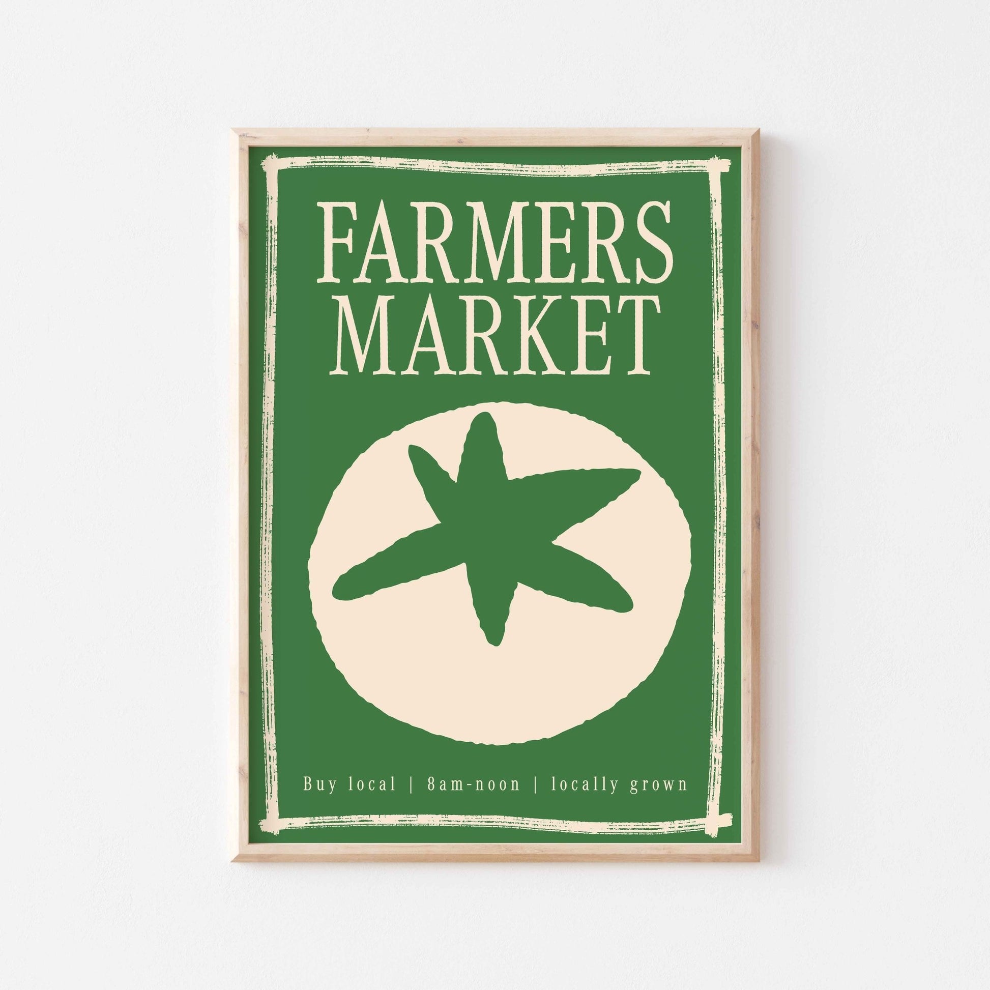 Farmers Market Art Print - Posterami