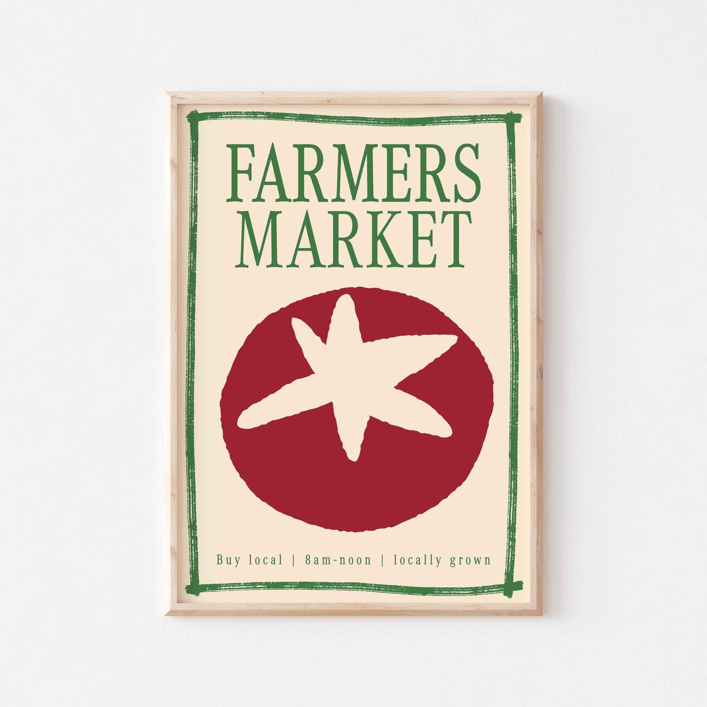 Farmers Market Art Print - Posterami