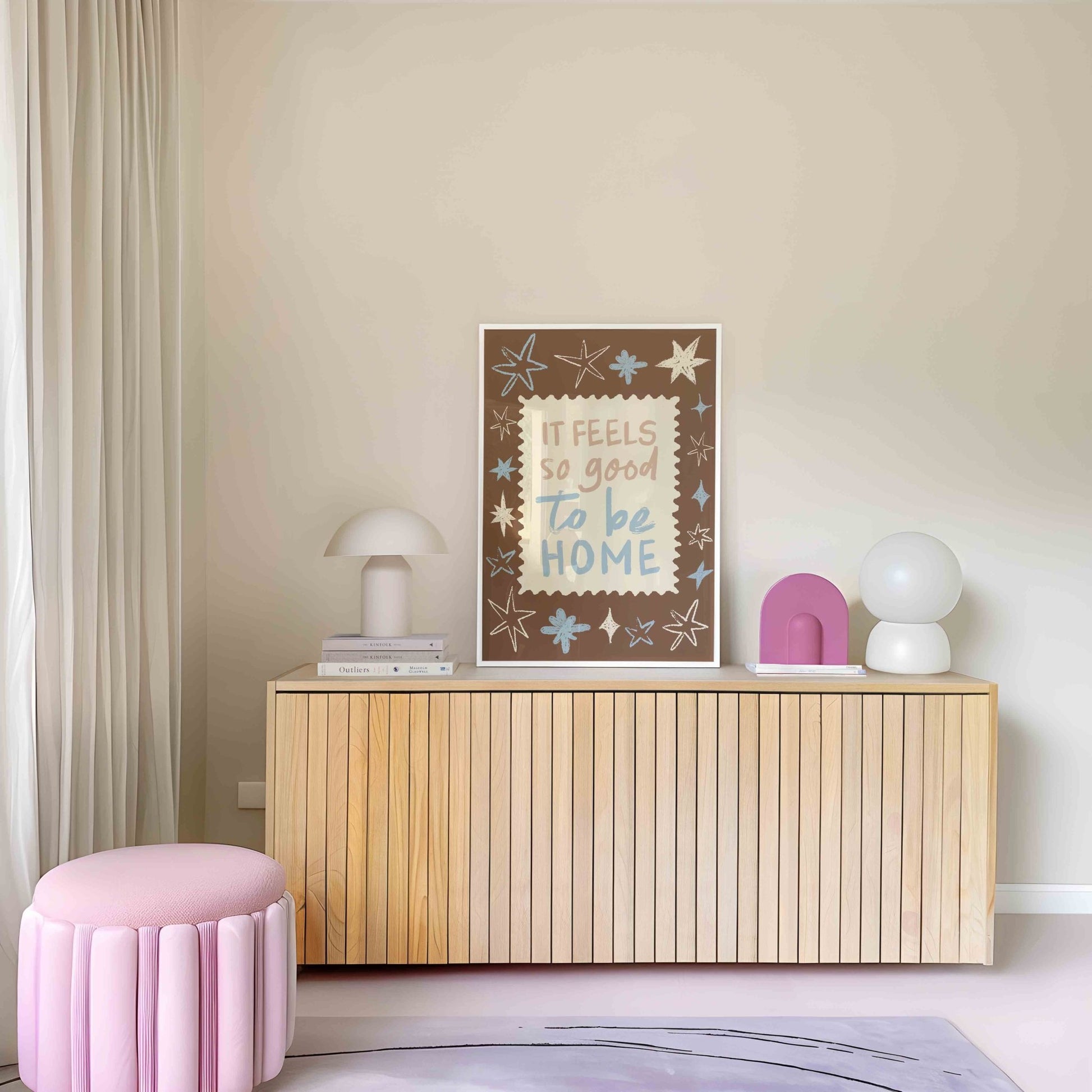 Feels So Good To Be Home Art Print - Posterami