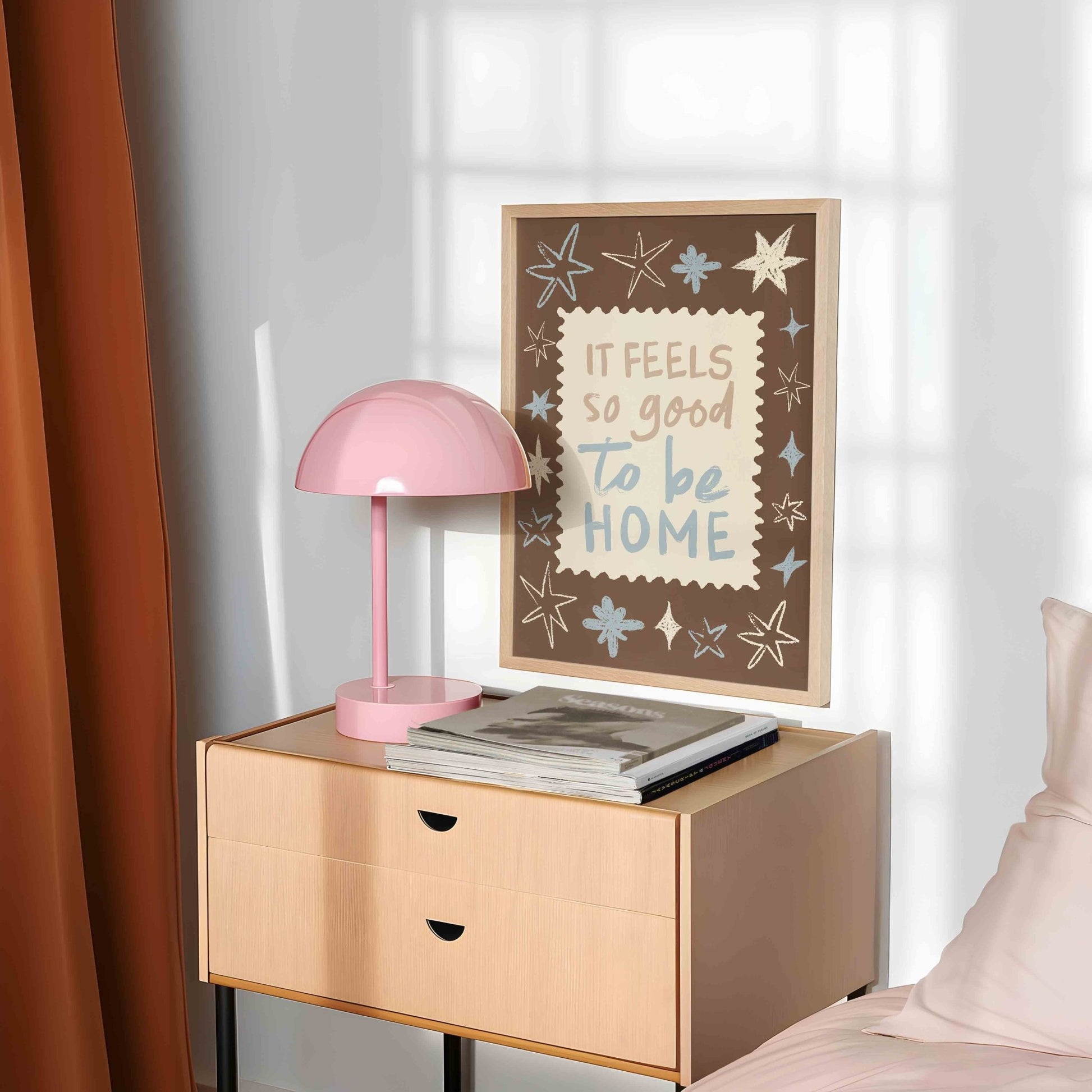 Feels So Good To Be Home Art Print - Posterami