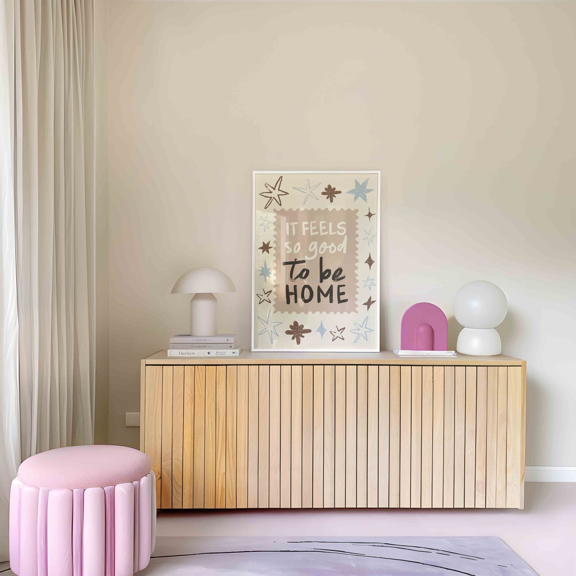 Feels So Good To Be Home Art Print - Posterami