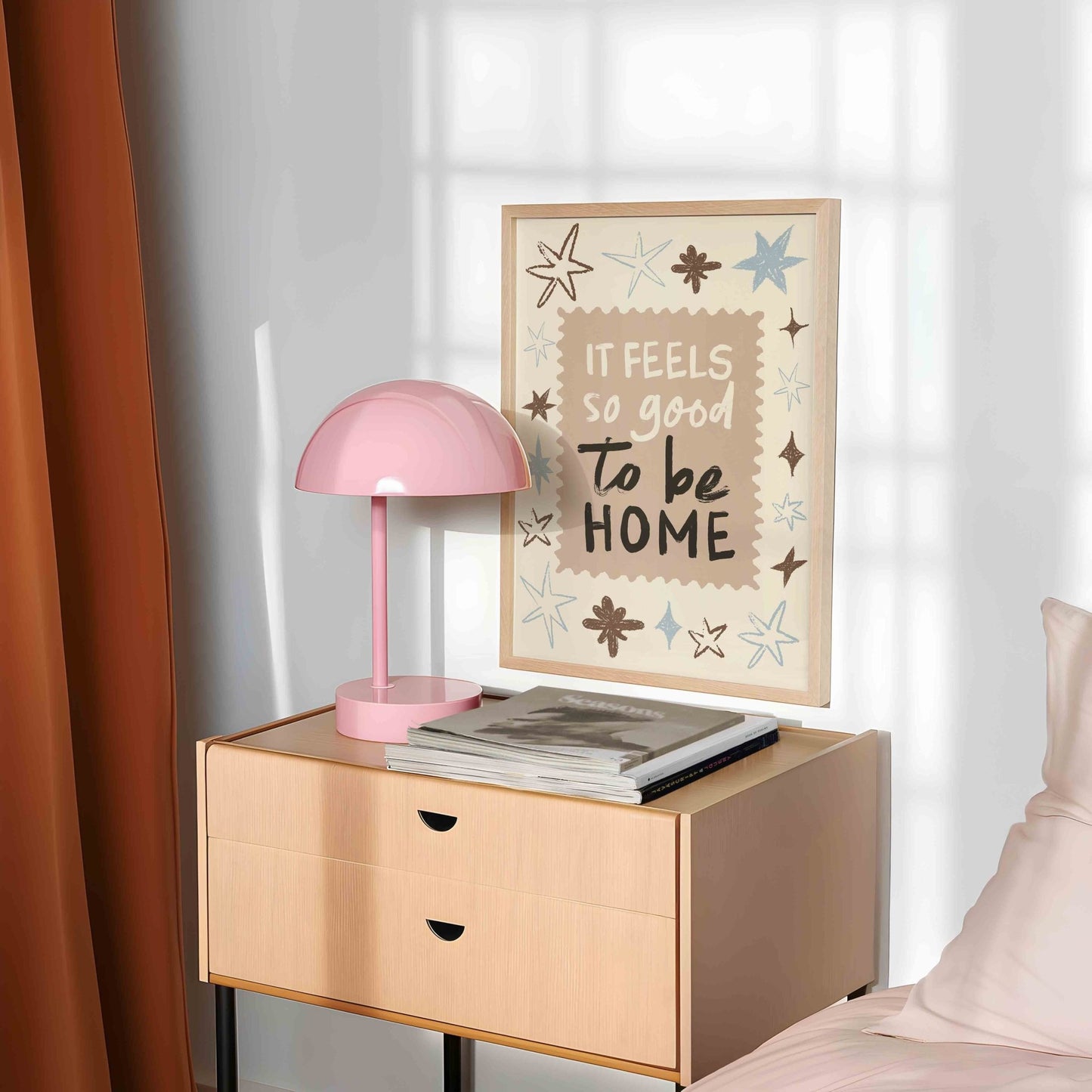 Feels So Good To Be Home Art Print - Posterami