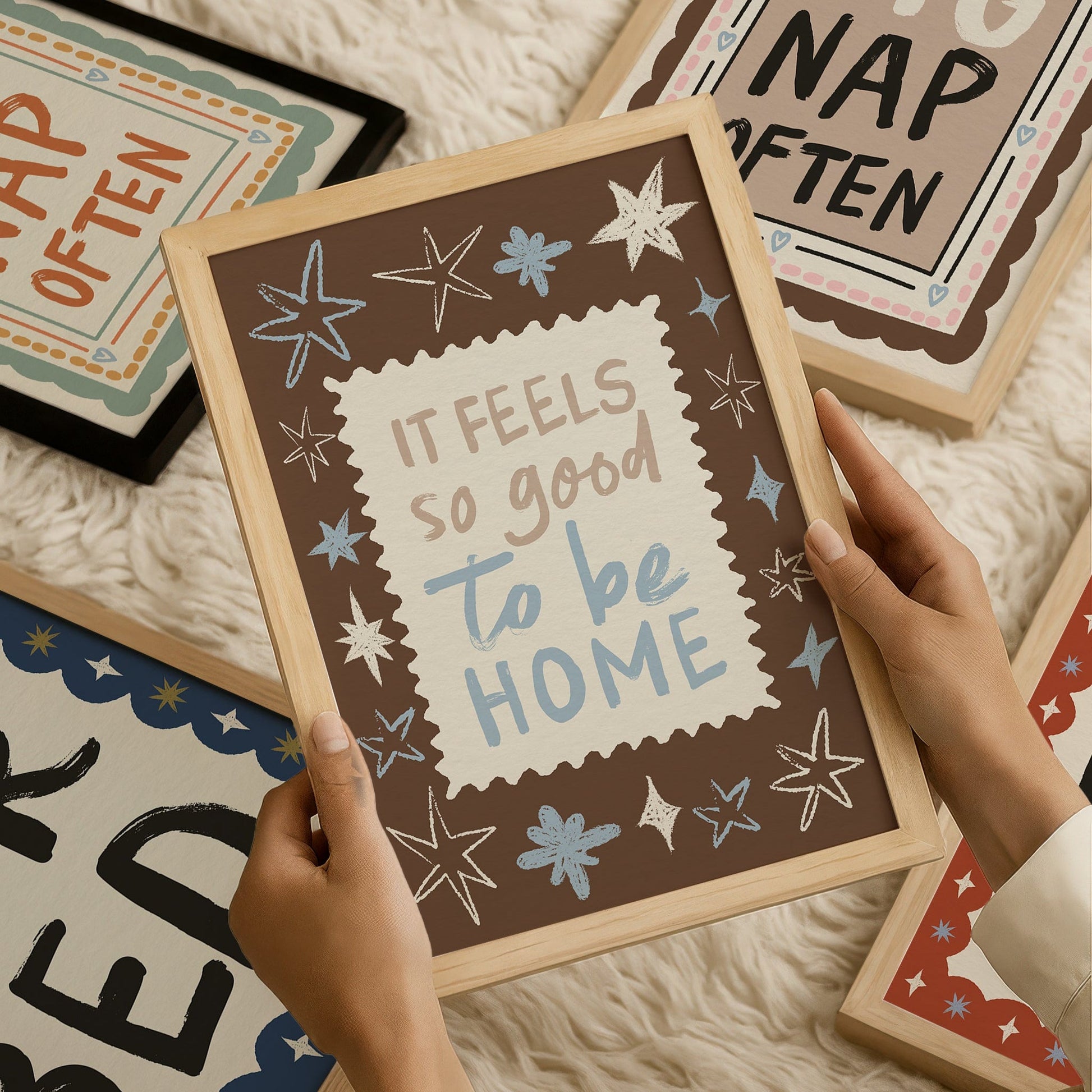 Feels So Good To Be Home Art Print - Posterami