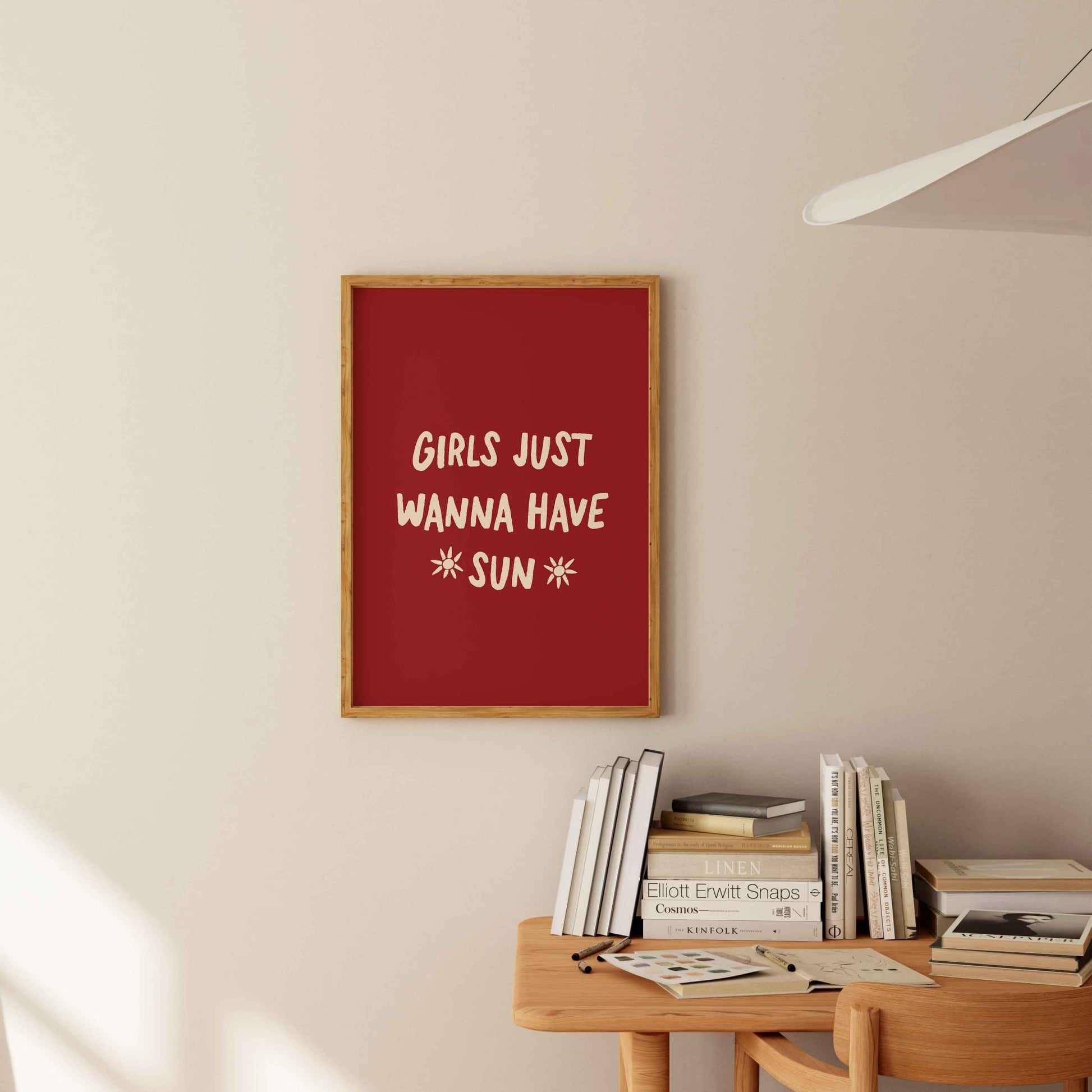 Girls Just Wanna Have Sun Art Print - Posterami