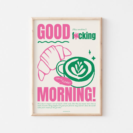 Good Morning Art Print - Posterami
