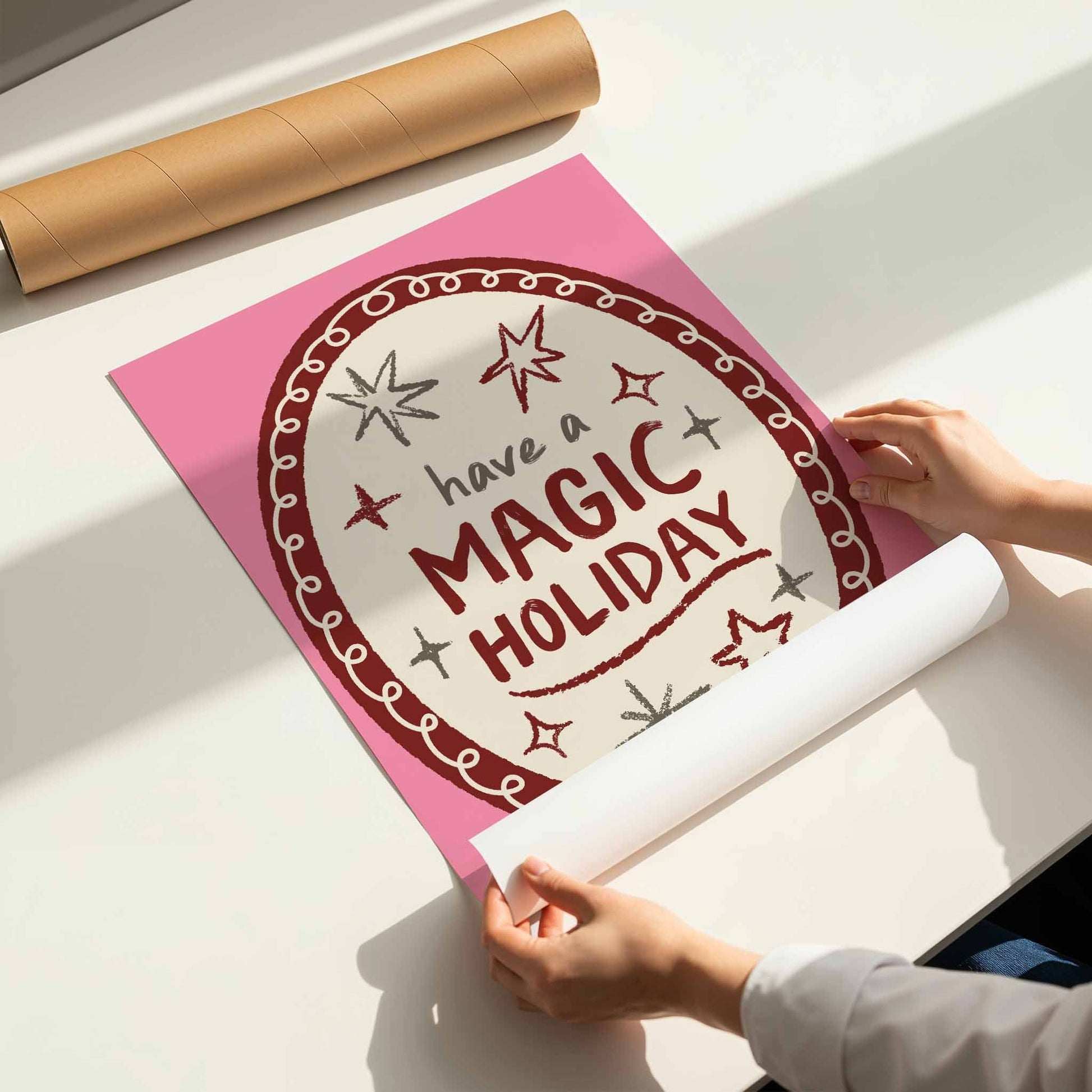 Have A Magic Holiday Art Print - Posterami