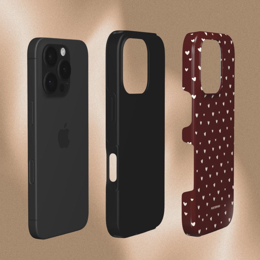 Hearts Tough Phone Case - Posterami