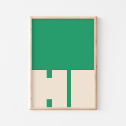 Hi Art Print - Posterami
