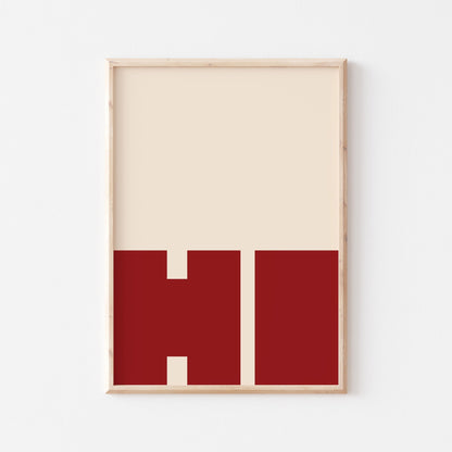 Hi Art Print - Posterami