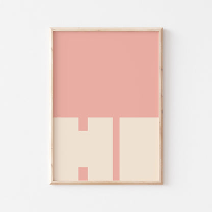 Hi Art Print - Posterami
