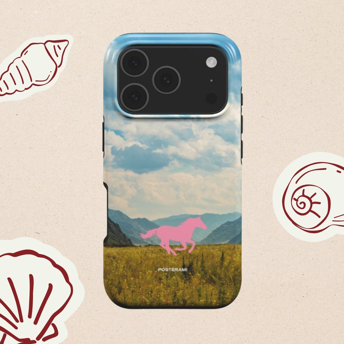 Horsin' Around Tough Phone Case - Posterami