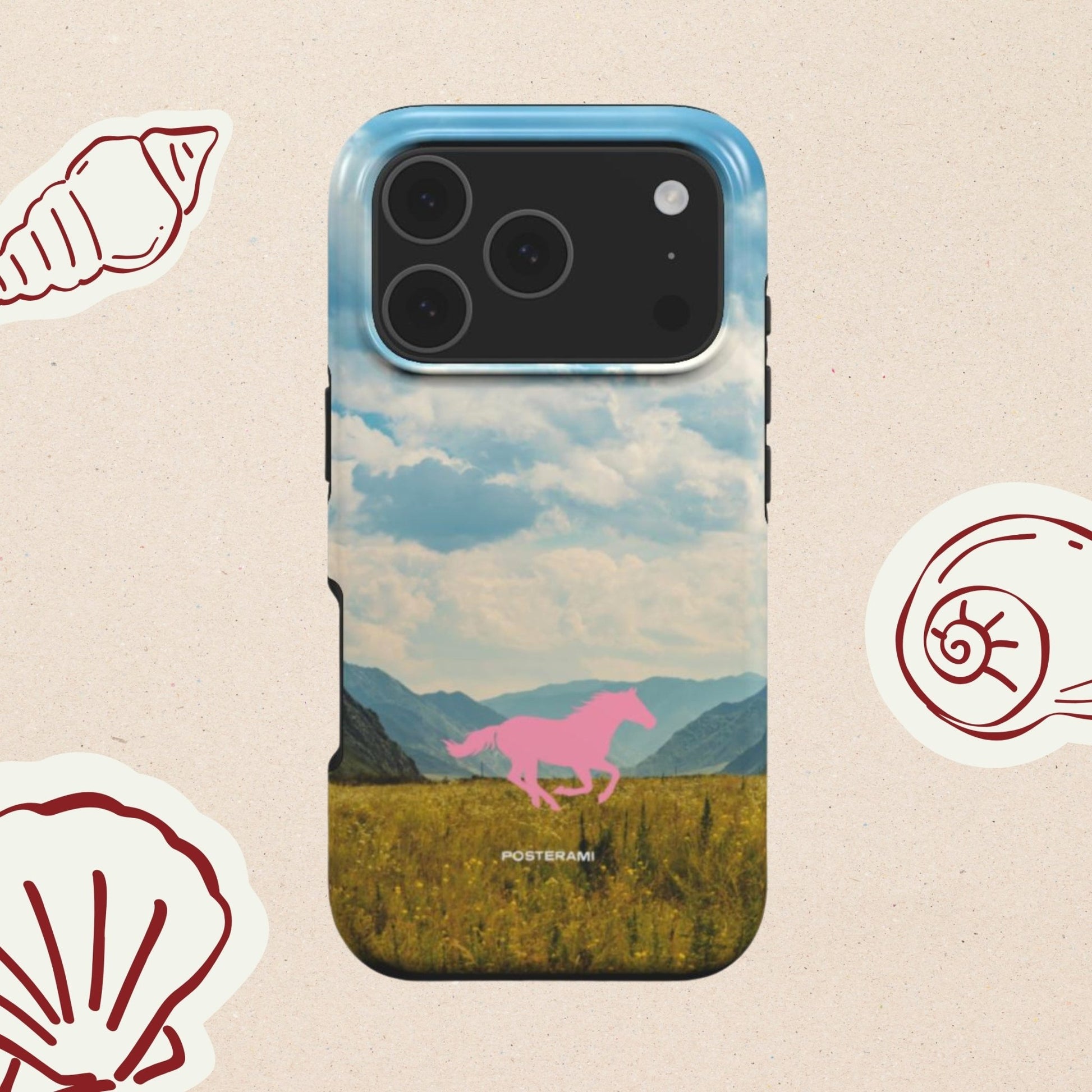 Horsin' Around Tough Phone Case - Posterami