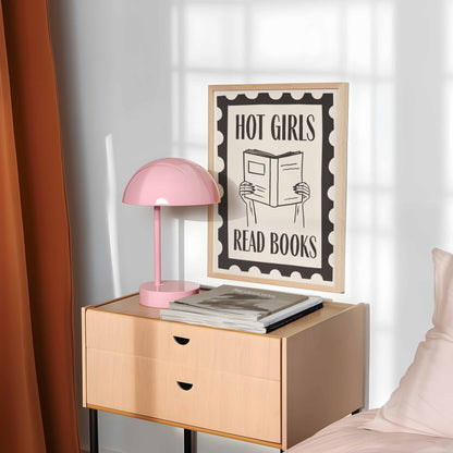 Hot Girls Read Books Art Print - Posterami