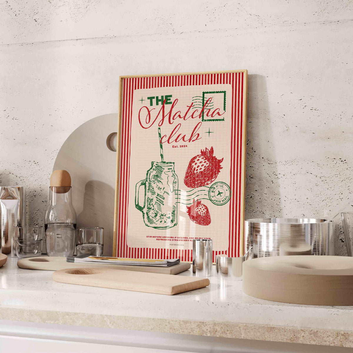 Impression d'art du Matcha Club