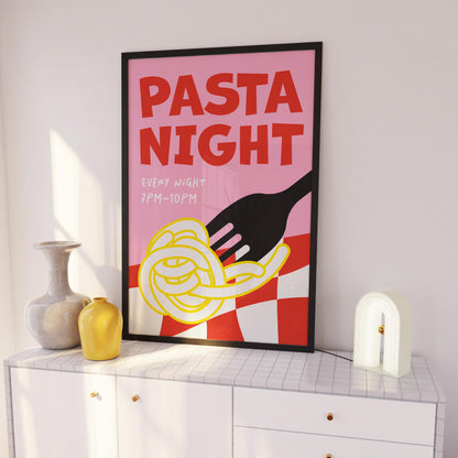 Impression artistique « Nuit des pâtes »