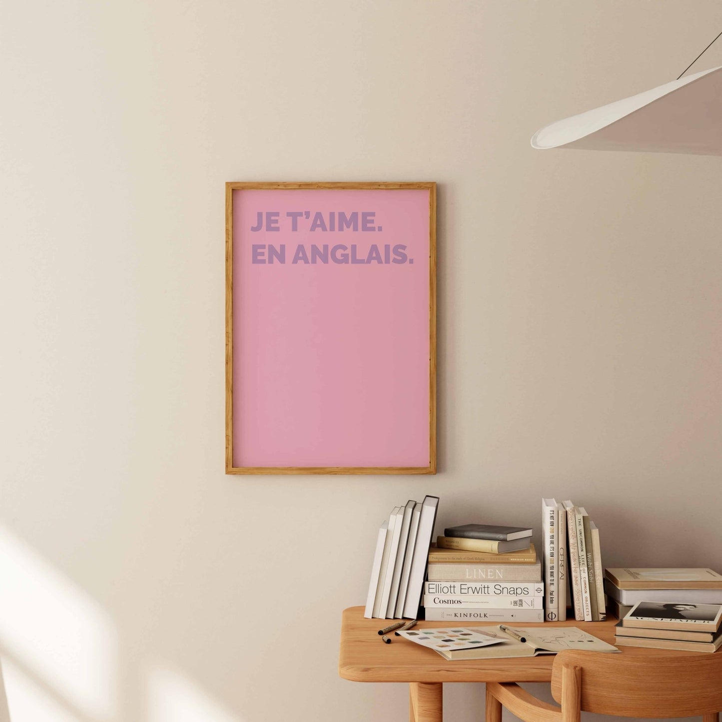 Je T'aime En Anglais Art Print - Posterami