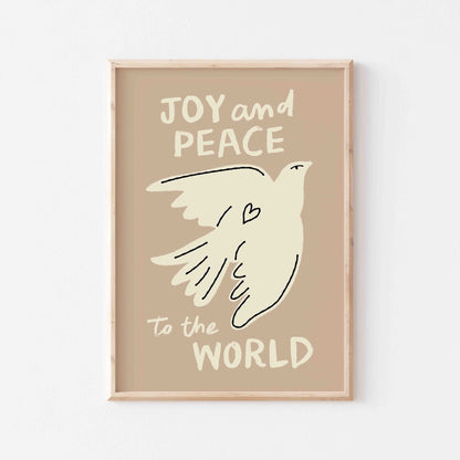 Joy And Peace To The World Art Print - Posterami