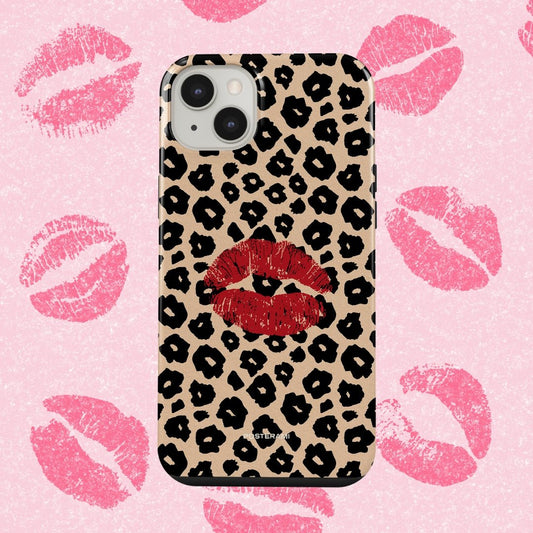 Leopard Kiss Tough Phone Case - Posterami