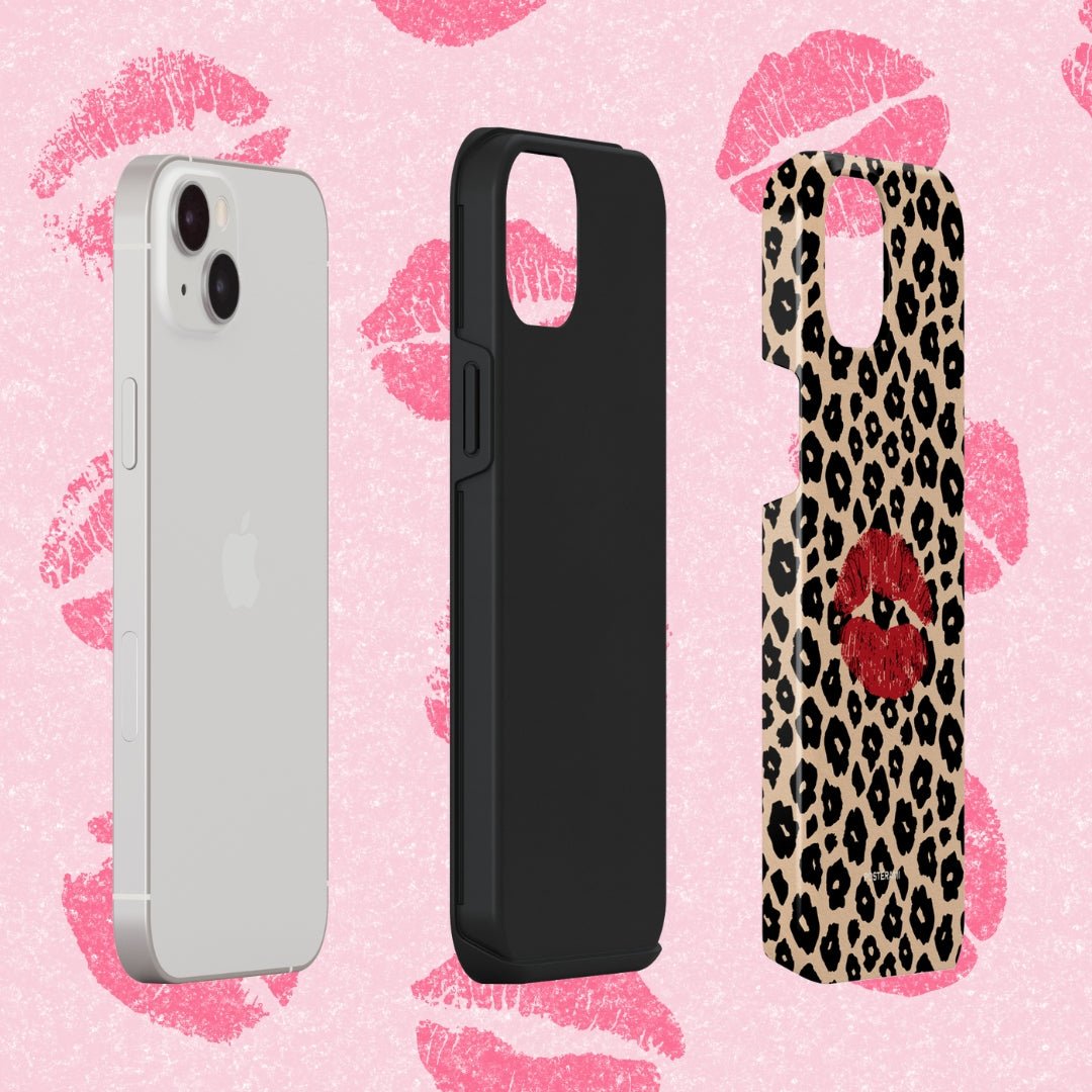 Leopard Kiss Tough Phone Case - Posterami