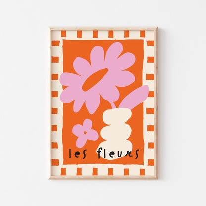 Les Fleurs Art Print - Posterami