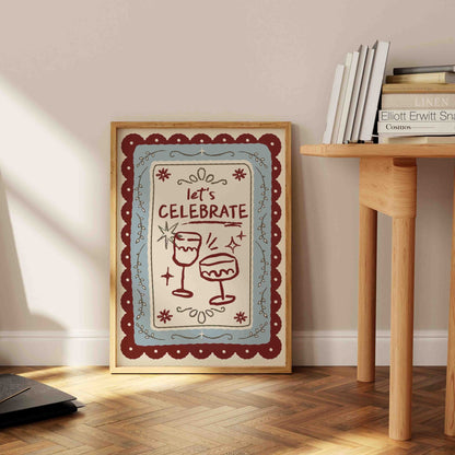 Let's Celebrate Art Print - Posterami