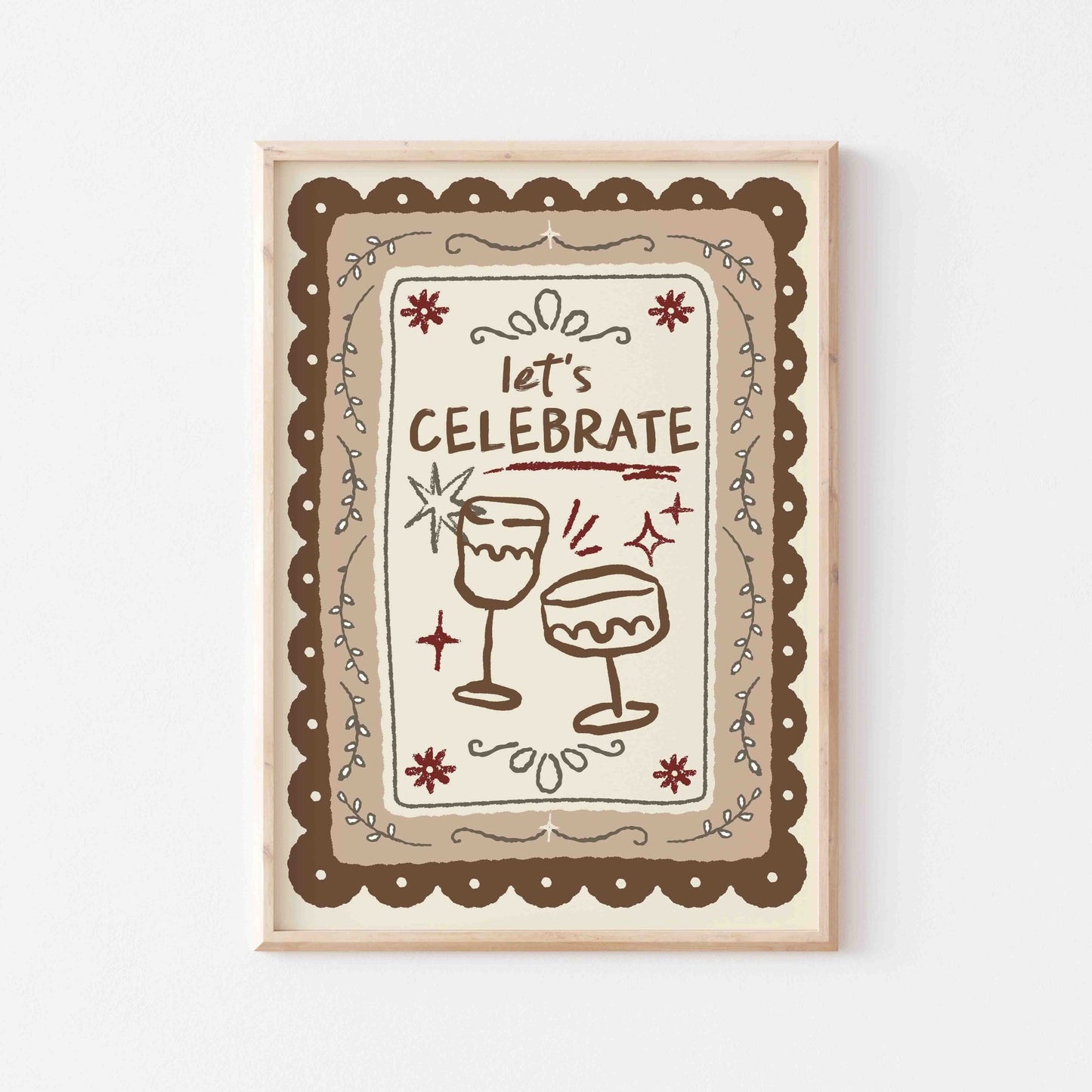 Let's Celebrate Art Print - Posterami
