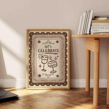 Let's Celebrate Art Print - Posterami