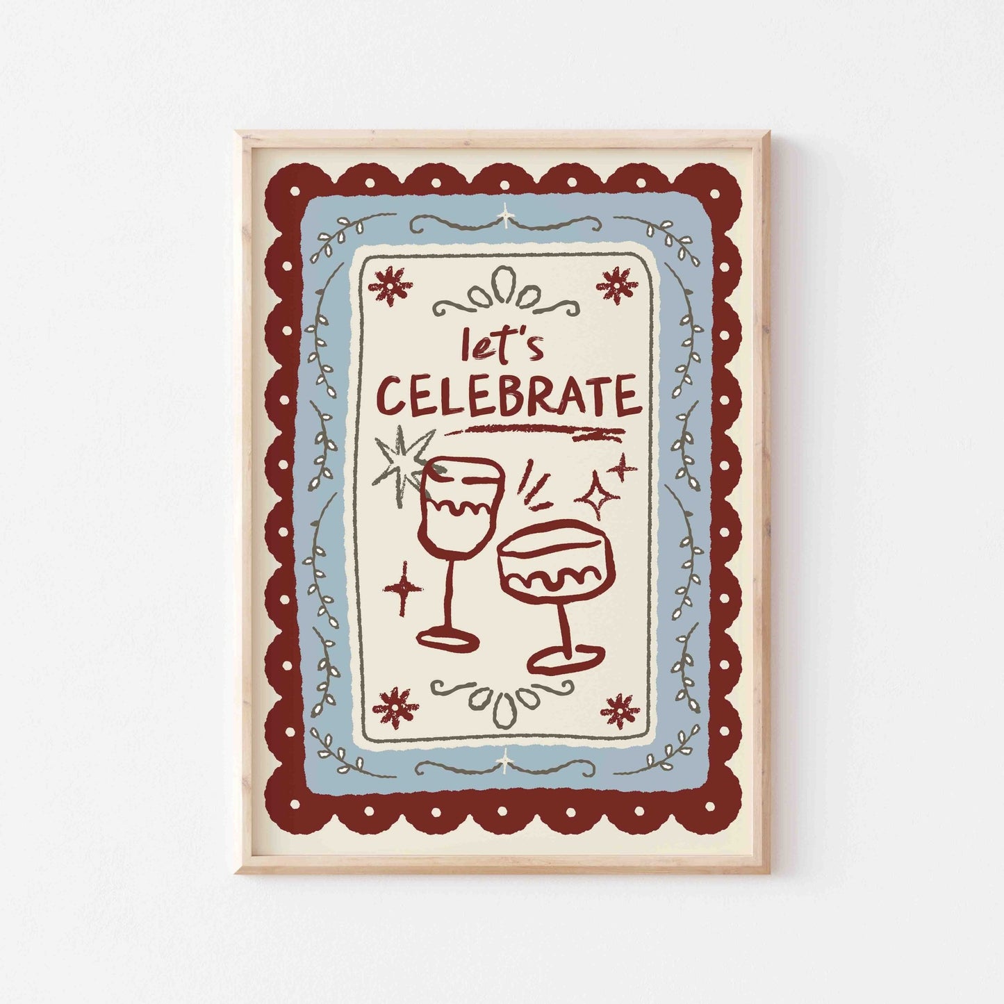 Let's Celebrate Art Print - Posterami