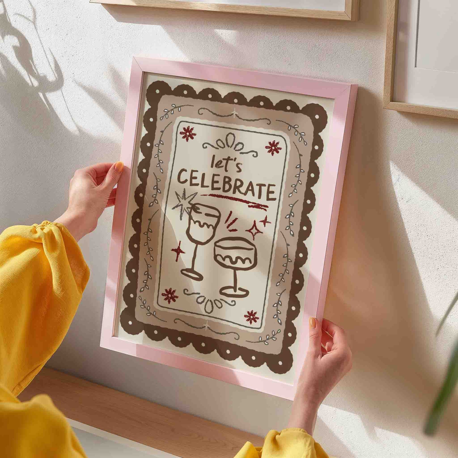 Let's Celebrate Art Print - Posterami