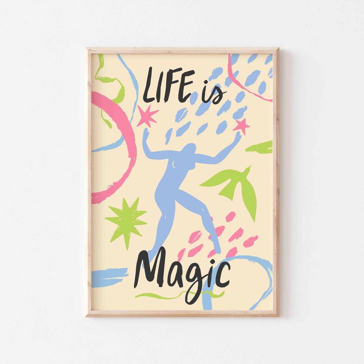 Life Is Magic Art Print - Posterami