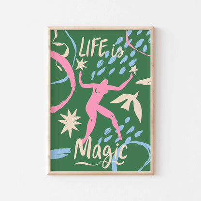 Life Is Magic Art Print - Posterami