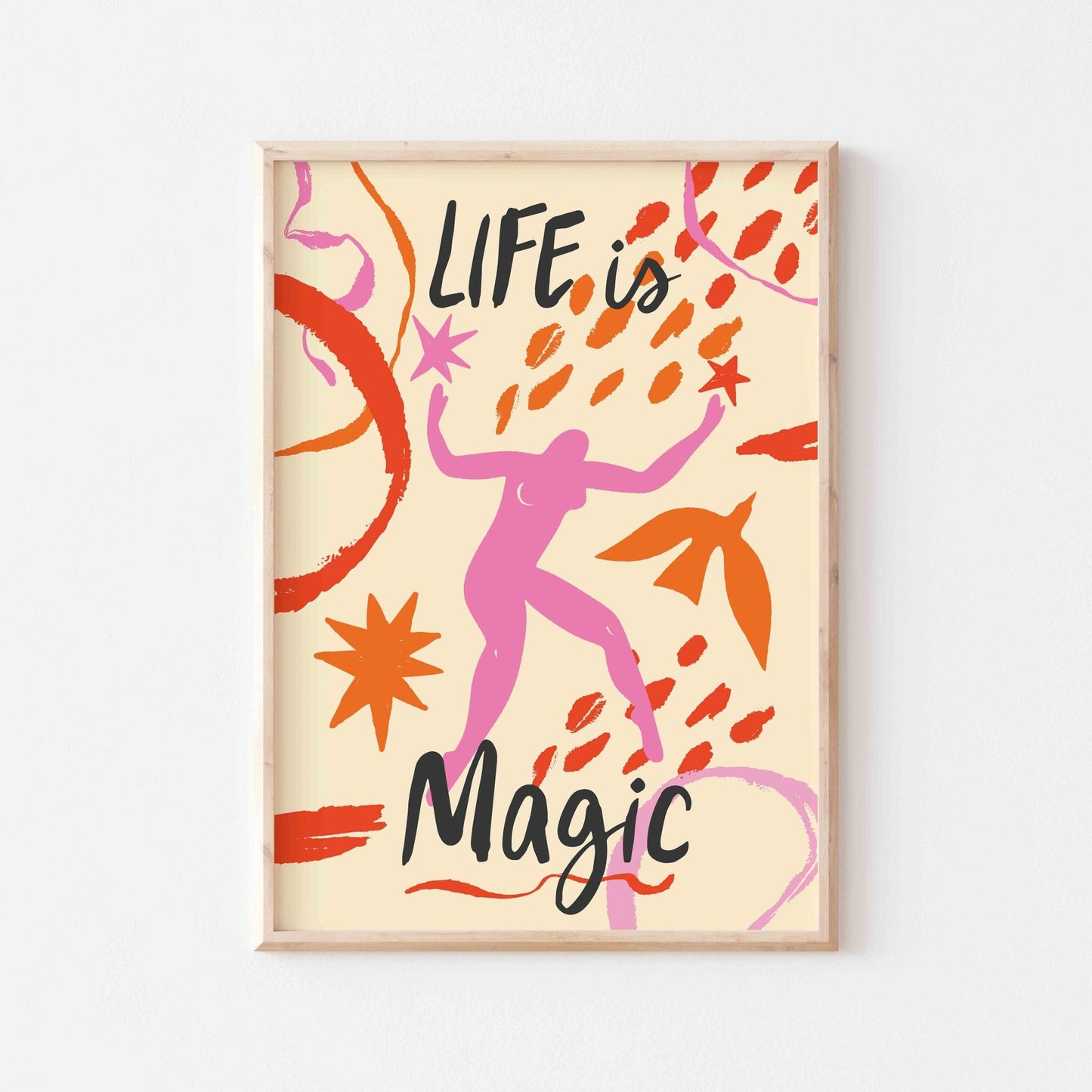 Life Is Magic Art Print - Posterami