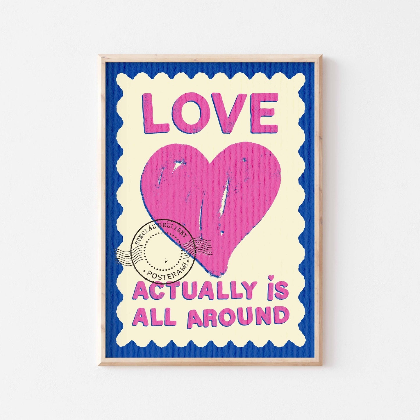 Love Actually Is All Around Art Print - Posterami