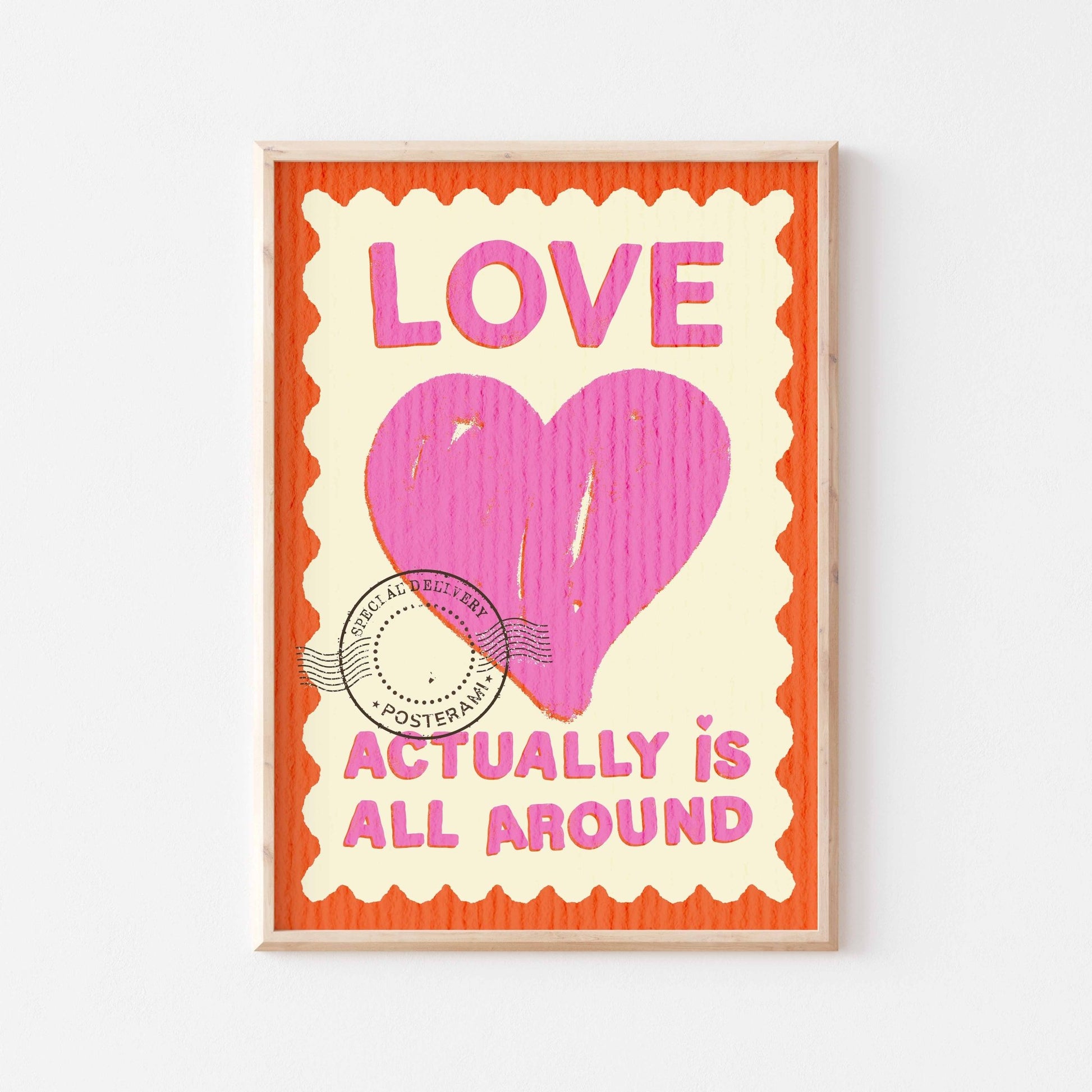 Love Actually Is All Around Art Print - Posterami