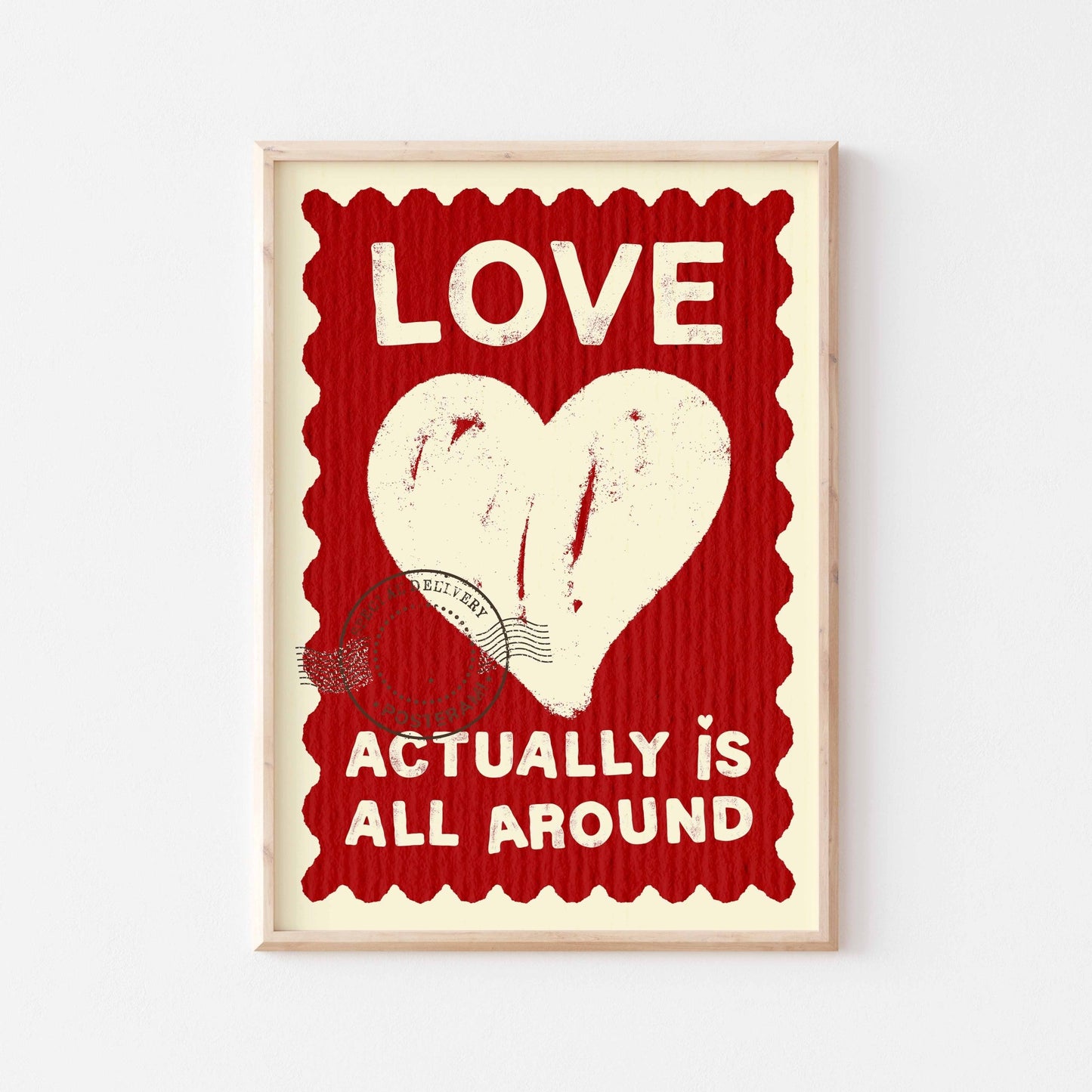 Love Actually Is All Around Art Print - Posterami