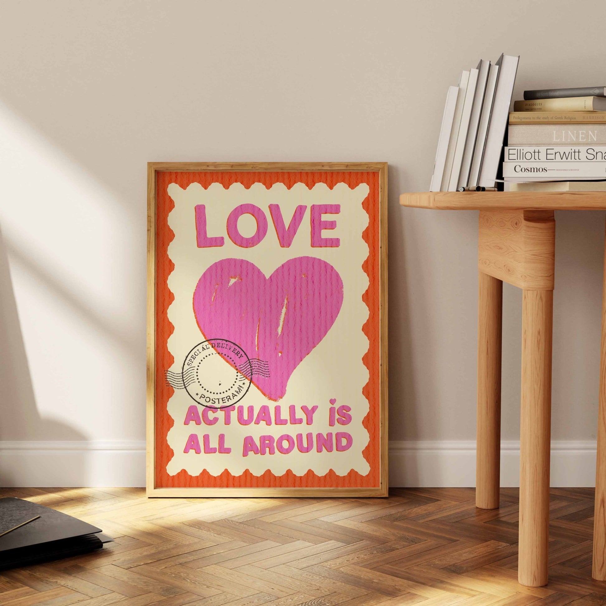 Love Actually Is All Around Art Print - Posterami