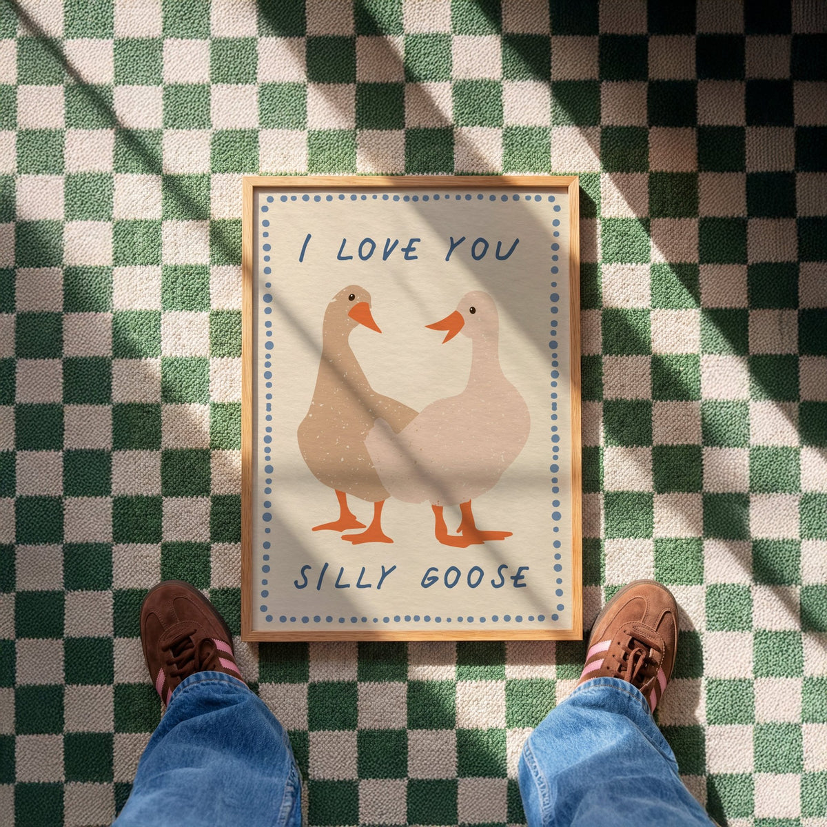 Love You Silly Goose Print - Posterami