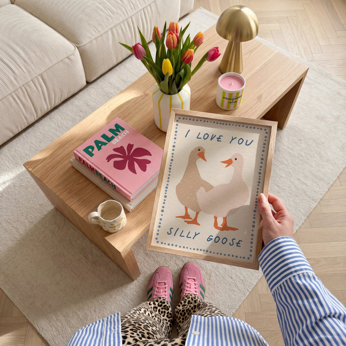 Love You Silly Goose Print - Posterami