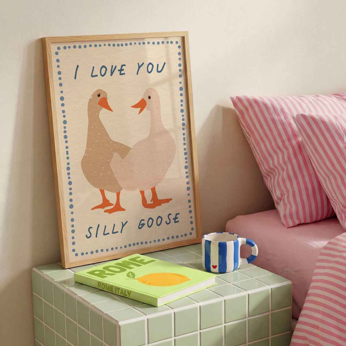 Love You Silly Goose Print - Posterami