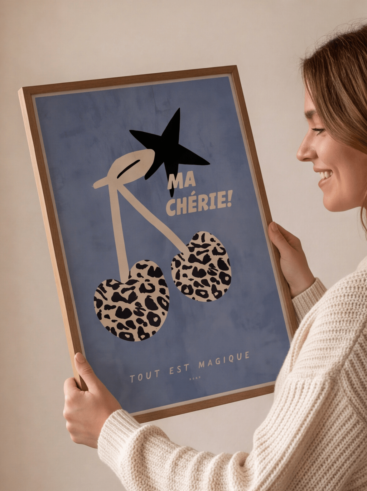 Ma Chérie (Tout est Magique) Art Print - Posterami