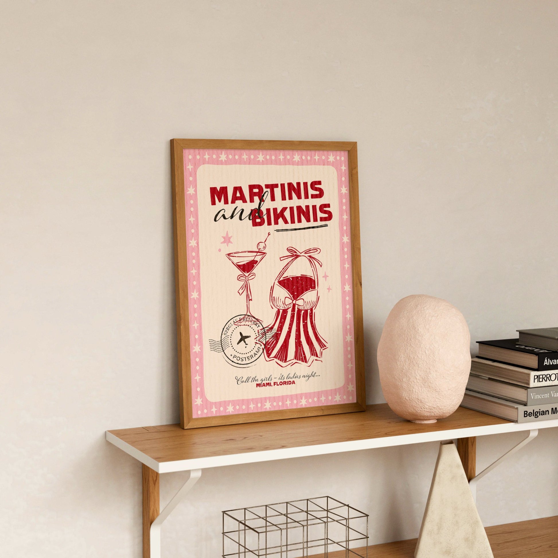 Martinis and Bikinis Art Print - Posterami