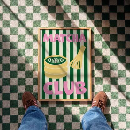 Matcha Club Art Print - Posterami